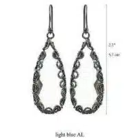 Yvone Christa Aqua Lemuria E3901 Orecchini