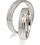 Unica Fedi Nuziali Platino Diamante Pt09 Prezzo