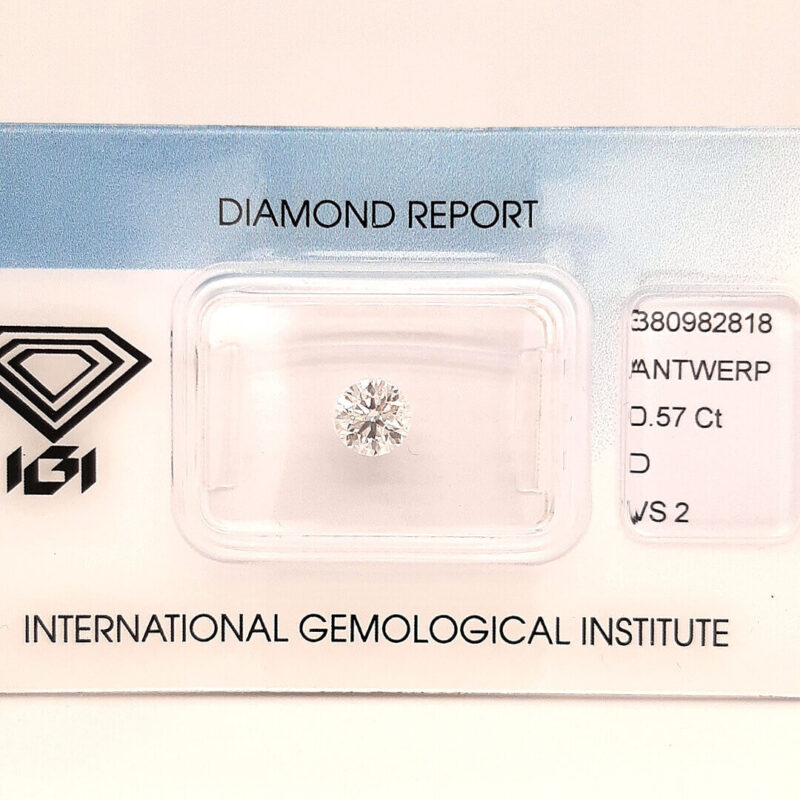 Taglio Brillante Diamanti Diamante Certificato 380982818 Igi DIAMANTI 3