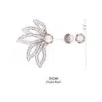 Yvone Christa Five Filigree Leaves E4246 Botanical Garden Orecchini