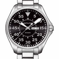 Hamilton Pilot Quartz 42mm H64611135 Orologio Aviation