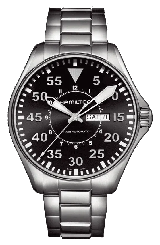 Hamilton Orologio Pilot Auto 46mm H64715135 Aviation
