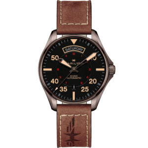 Hamilton Day Date Auto H64605531 Khaki Aviation HAMILTON