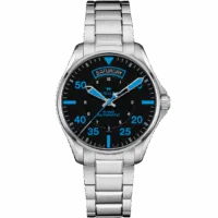 Hamilton Pilot Day Date Air Zermatt Auto H64625131 Khaki Aviation