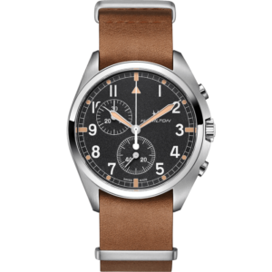 Hamilton Pilot Pioneer Chrono Quartz H76522531 Orologio Khaki Aviation 2