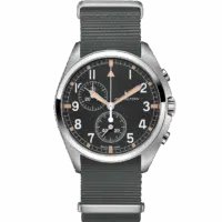 Hamilton Pilot Pioneer Chrono Quartz H76522931 Orologio Khaki Aviation