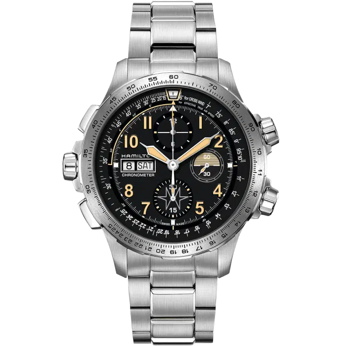 Hamilton X Wind Day Date Auto Chrono | Limited Edition H77796135 Khaki Aviation