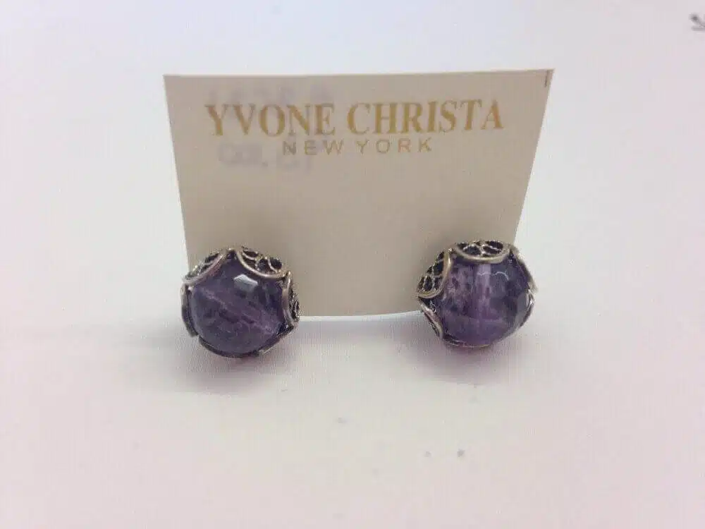 Yvone Christa Lace Large Tulip Cups E3431 Orecchini - immagine 2