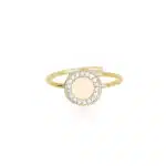 Mabina Anello Argento Zirconi Dorato 523145