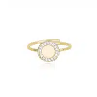 Mabina Anello Argento Zirconi Dorato 523145