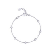 Mabina Bracciale Catena Zirconi 533240