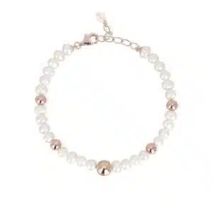 Mabina Bracciale Perle Argento Rosato 533299