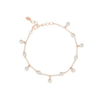 Mabina Bracciale Catena Zirconi Rosato 533316