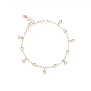 Mabina Bracciale Catena Zirconi Rosato 533316