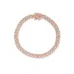 Mabina Bracciale Maglie Con Zirconi Rosato 533333