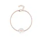 Mabina Bracciale Catena Perle Rosato 533336