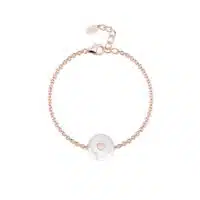 Mabina Bracciale Catena Perle Rosato 533336