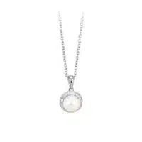 Mabina Collana Catena Con Perla Zirconi 553018