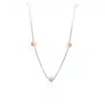 Mabina Collana Catena Con Inserti Rosati 553219