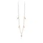 Mabina Collana Perle Zirconi Rosato 553309
