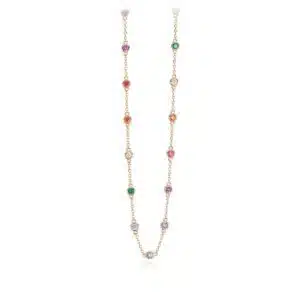 Mabina Collana Catena Con Zirconi Colorati 553312