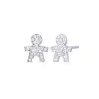 Mabina Orecchini Lobo Zirconi 563162