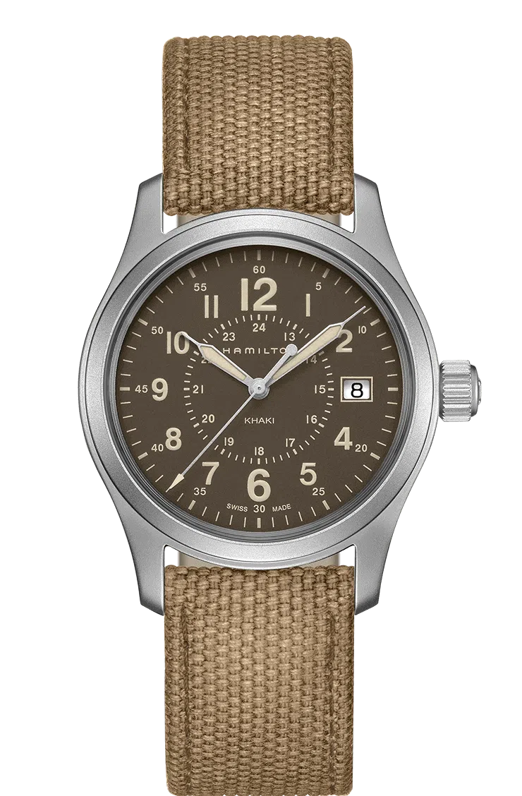 Hamilton Field Quartz Uomo H68201993 Orologio Khaki