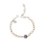 Yvone Christa Rose On Knotted B4192 Pearls Bracciali