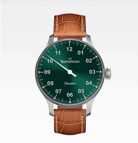 Meistersinger Sunburst Green Cc309 Hand Wound Circularis