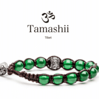 Tamashii Bracciale Ruota Della Preghiera Agata Verde Bhs1100 12 Bracciali bhs1100-12
