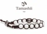 Tamashii Bracciale Ruota Della Preghiera Agata Bianca Bhs1100 14 Bracciali bhs1100-14