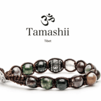Tamashii Bracciale Ruota Della Preghiera Agata Muschiata Bhs1100 17 Bracciali bhs1100-17