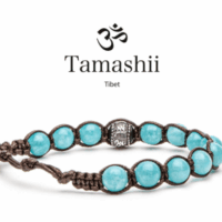 Tamashii Bracciale Ruota Della Preghiera Agata Verde Acqua Bhs1100 200 Bracciali bhs1100-200