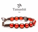 Tamashii Bracciale Ruota Della Preghiera Agata Rosso Passione Bhs1100.124 Bracciali