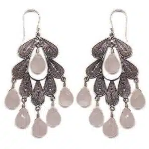 Yvone Christa Filigree Leaf E1218 Orecchini