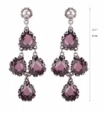 Yvone Christa Aqua Lemuria Fantasy Chandeliers E5232 Orecchini