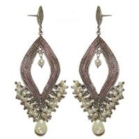 Yvone Christa Smooth Romb Filigree Earring E3151 Orecchini