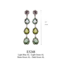 Yvone Christa Long Aquadecor Lemuria Earrings E5248 Orecchini