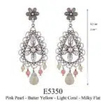 Yvone Christa Retrochic Daisy Post Flower Chand E5350 Orecchini