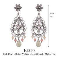 Yvone Christa Retrochic Daisy Post Flower Chand E5350 Orecchini