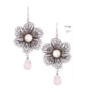 Yvone Christa Filigree Hang Flower Ec1044 Orecchini