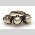 Yvone Christa Large Triple Tulips Rings R563 Anelli Anelli 5
