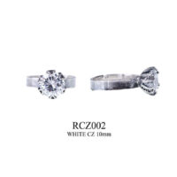 Yvone Christa Medium Tulip Cup Ring With Cz Rcz002 Anelli