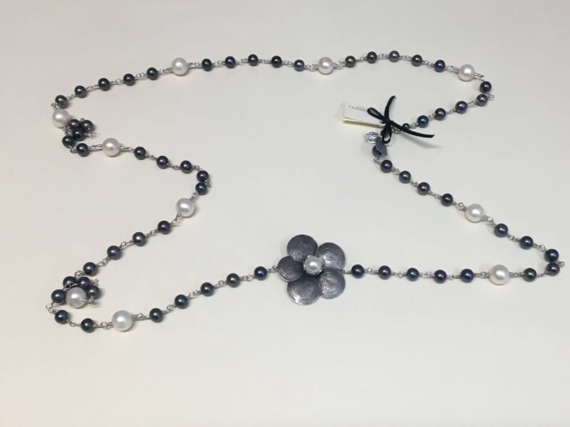 Yvone Christa Long Necklace With Pearl C2580 Collane Collane 2