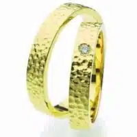 Unica Diamante Nic0024 Fedi Nuziali Oro Giallo Con Matrimoniali