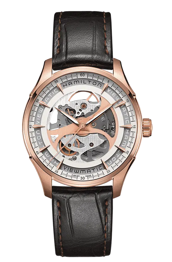 Hamilton Viewmatic Skeleton Gent Auto H42545551 Jazzmaster