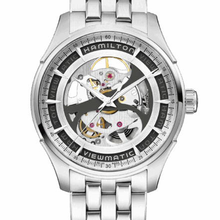 Hamilton Viewmatic Skeleton Gent H42555151 Jazzmaster