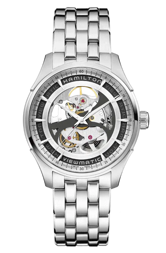 Hamilton Viewmatic Skeleton Gent H42555151 Jazzmaster