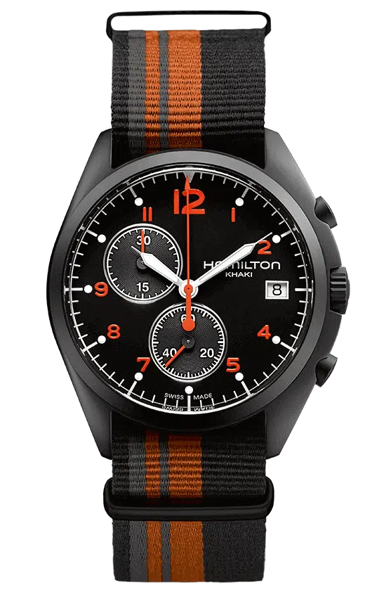 Hamilton Pilot Pioneer Chrono Quartz H76582933 Khaki Aviation