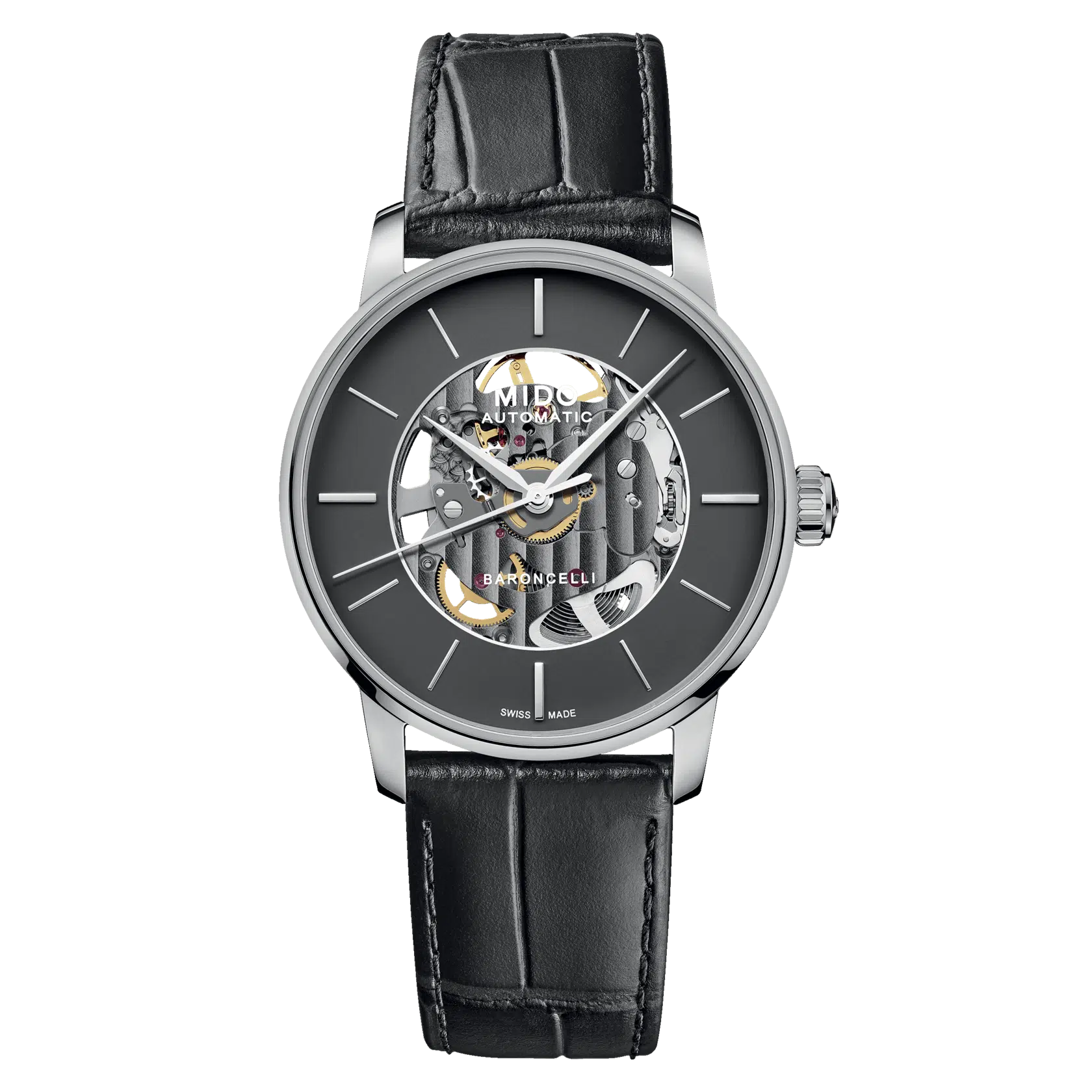 Mido Baroncelli Signature Skeleton